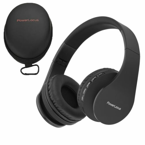 Bluetooth fejhallgató PowerLocus P1 (fekete)