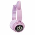 Buddy - Vezeték nélküli fejhallgató gyerekeknek - rózsaszín, fülekkel