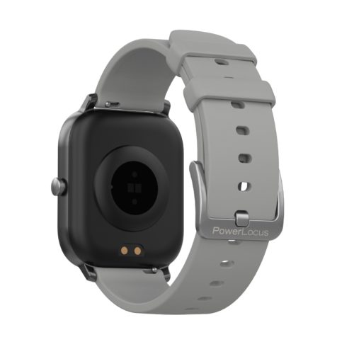 PowerLocus Smartwatch - Fitness Tracker (γκρί)