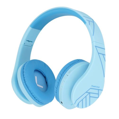 Căști Audio Wireless pentru Copii, PowerLocus P2 (albastru)