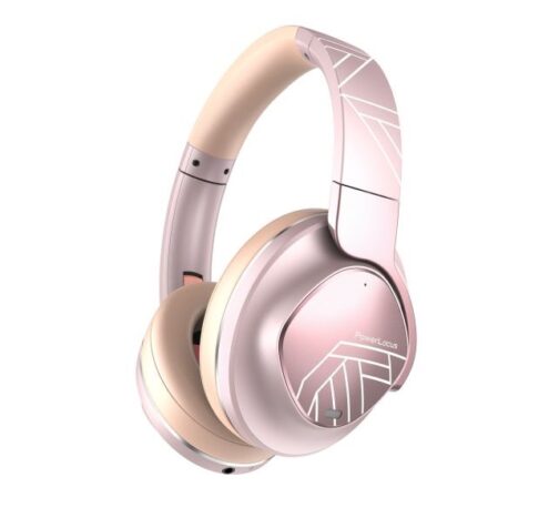 Ακουστικό Bluetooth PowerLocus MoonFly (Ροζ χρυσό)