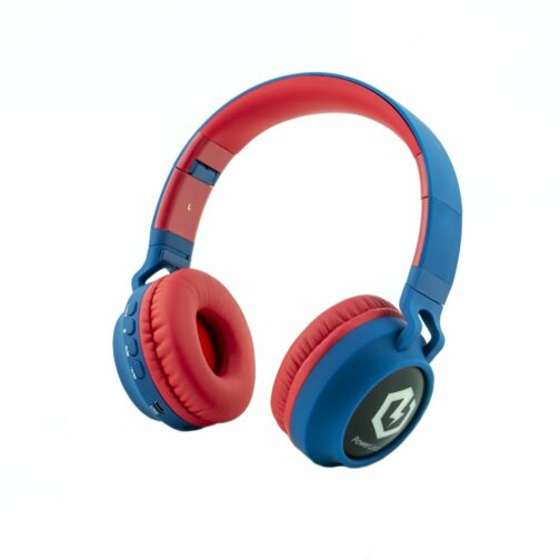 Παιδικά ακουστικά Over-Ear PowerLocus  (Μπλε/κόκκινο)