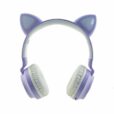 Buddy - Ασύρματα ακουστικά για παιδιά (Λευκό/Μωβ)