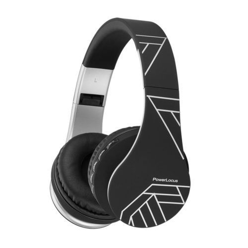 Bluetooth fejhallgató PowerLocus P1 (fekete/ezüst)