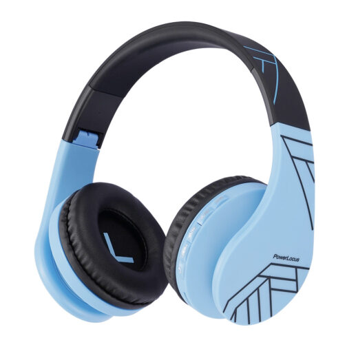 PowerLocus P1 Bluetooth fejhallgató gyerekeknek - kék
