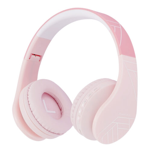 Căști Bluetooth PowerLocus P1 pentru copii (roz)