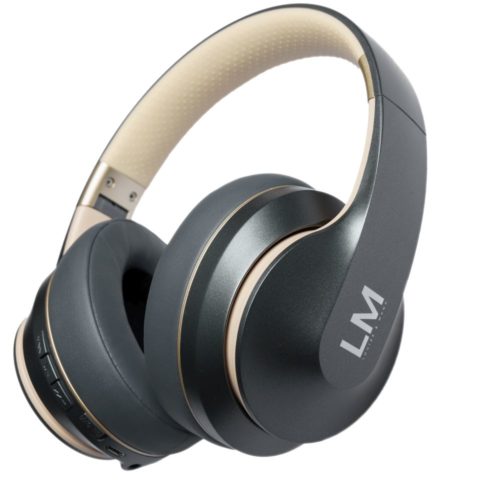 Louise&Mann 4 Bluetooth fejhallgató - szürke/arany