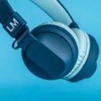 Bezprzewodowe słuchawki dziecięce Bluetooth, Louise&Mann 3 (Niebieski)