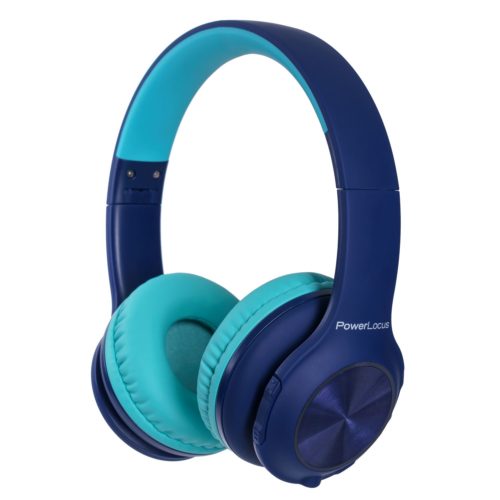 PowerLocus PLED Bluetooth fejhallgató, 30 óralejátszási idő - Kék
