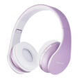 PowerLocus Casti Bluetooth Over-Ear P1 (Alb/Violet)