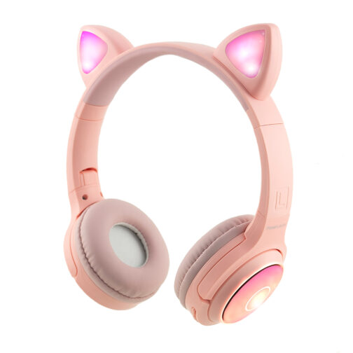Детски слушалки PowerLocus Jenny (Розови)