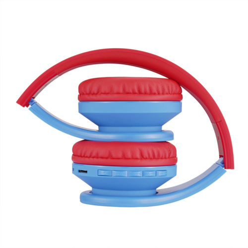 Căști Bluetooth PowerLocus P1 pentru copii (Albastru/rosu)