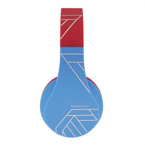 Słuchawki Bluetooth PowerLocus P1 dla dzieci (Niebieski/czerwony)