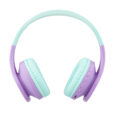 Căști Bluetooth PowerLocus P1 pentru copii (Verde/Violet)