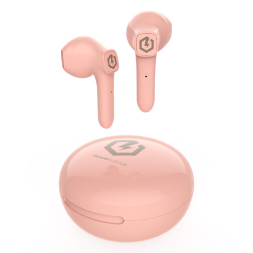 PowerLocus PLX4 vezeték nélküli fejhallgató (rózsaszín)