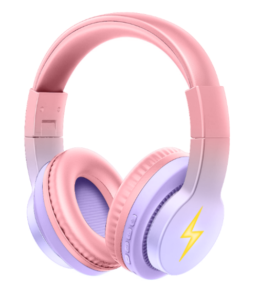 Безжични Детски Bluetooth Слушалки PowerLocus Mio, Розово