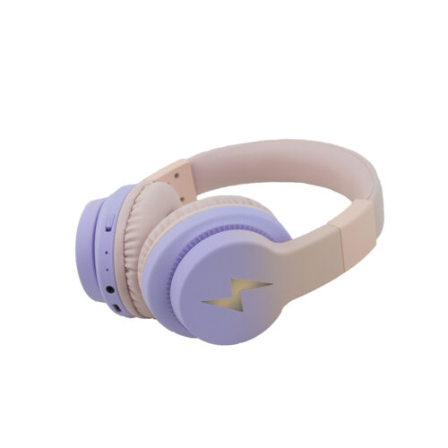 Vezeték nélküli gyermek Bluetooth fejhallgató PowerLocus Mio, rózsaszín