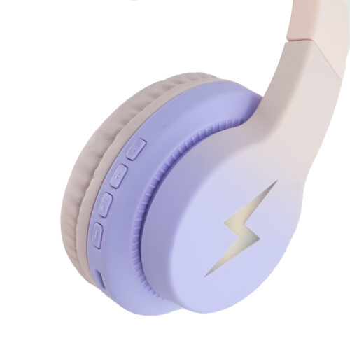 Безжични Детски Bluetooth Слушалки PowerLocus Mio, Розово