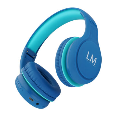 Vezeték nélküli gyermek Bluetooth fejhallgató Louise&Mann K1, kék